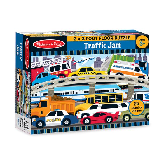 TRAFFIC JAM FLOOR PUZZLE 2'X3'