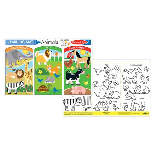 ANIMALS LEARNING MAT