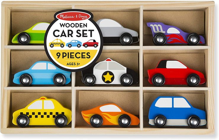 WOODEN CAR SET