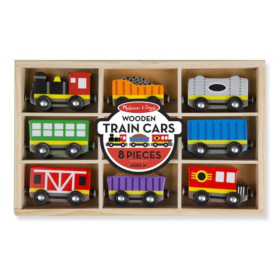 WOODEN TRAIN CARS