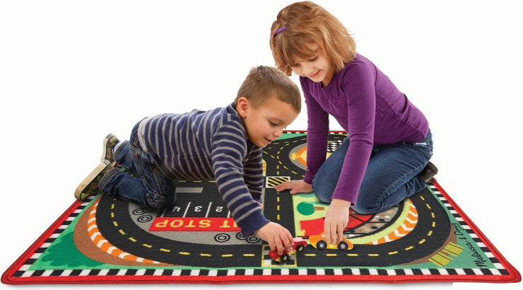 AROUND THE RACE TRACK RUG
