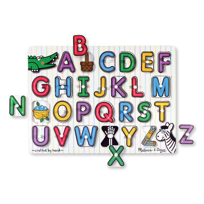 ENGLISH ALPHABET PEG PUZZLE