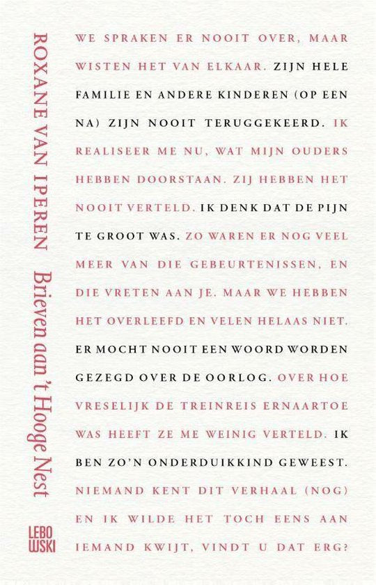 BRIEVEN AAN 'T HOOGE NEST - ROXANE VAN IPEREN