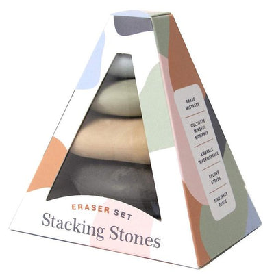 STACKING STONES ERASER SET