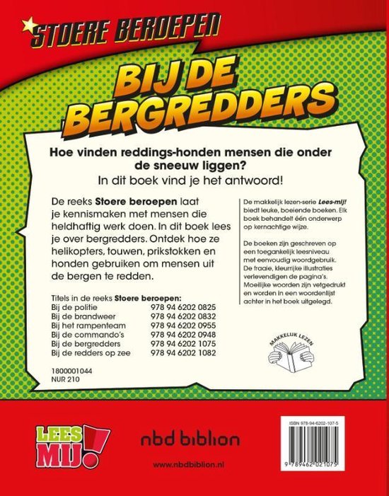 STOERE BEROEPEN: BIJ DE BERGREDDERS - CHRIS OXLADE