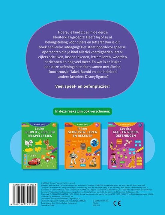 EERSTE STAPPEN NAAR SCHRIJVEN - IK LEER MET DISNEY