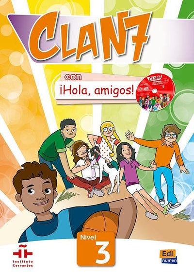 CLAN 7 ¡Hola, amigos! 3 libro del alumno + CD-ROM