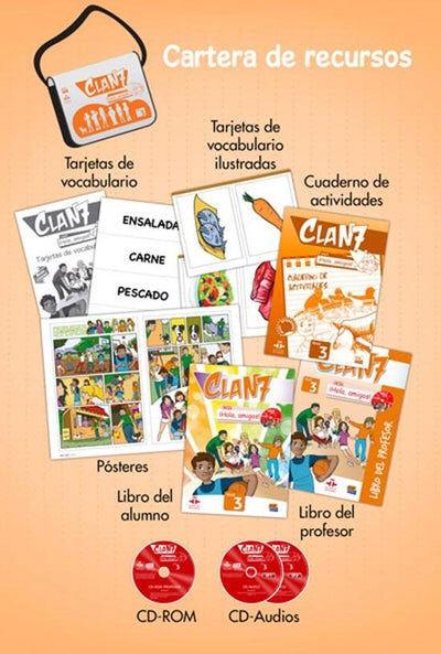 CLAN 7 ¡Hola, amigos! 3 cartera de recursos para el profesor