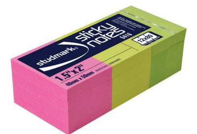 STICKY NOTES 1.5"X2"COLOR PACK