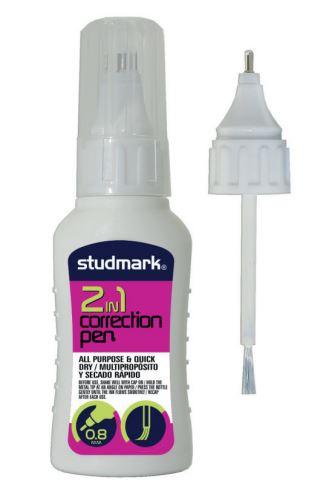 Studmark correction pen 10ML 2 in 1