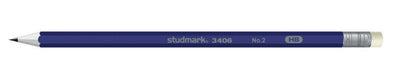Studmark hb pencil with eraser black