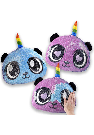 Top Trenz Reversible Sequin Pandicorn Pillow