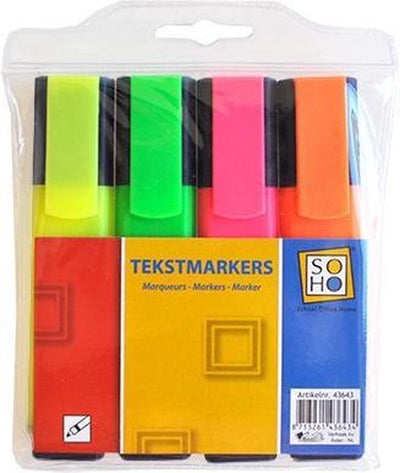 TEKSTMARKERS SET 4
