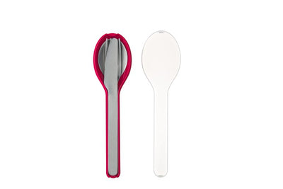 SET CUTLERY ELLIPSE-NORDIC RED