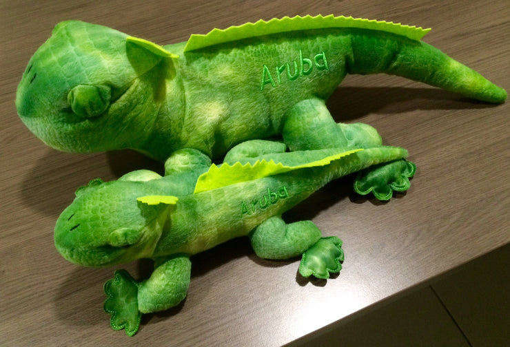 IGUANA W/ARUBA EMBROIDED