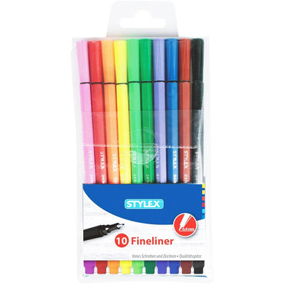 Stylex Fineliner 10-units