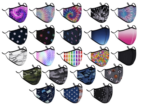 PRINTED MASK MED (FITS AGE 8+)