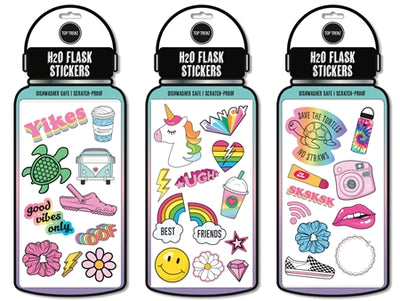 H20 FLASK STICKERS