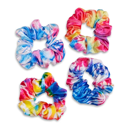 SCRUNCHIES TIE DYE PONYTAIL STYLE