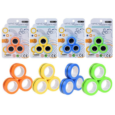 MAGNETIC RINGS ASSORTED 33MM
