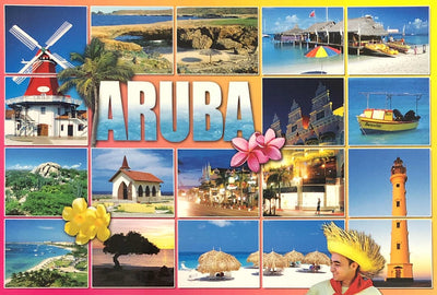 POSTCARD ARUBA MULTI