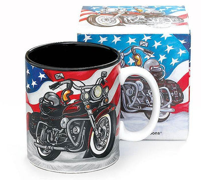 American Motorcycle Ceramic Mug W/Box