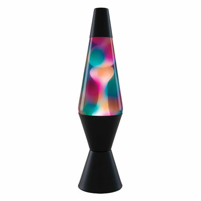 14.5 LAVA LAMP GRAFFITI WHITE/CLEAR/BLACK