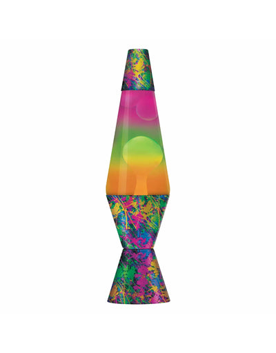 14.5 LAVA LAMP COLORMAX PAINTBALL WHITE/TRICOLOR