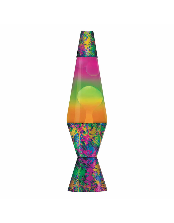 14.5 LAVA LAMP COLORMAX PAINTBALL WHITE/TRICOLOR