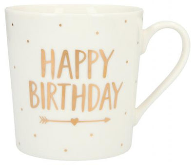 MUG-HAPPY BIRTHDAY GOLD