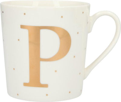 MUG- LETTER P
