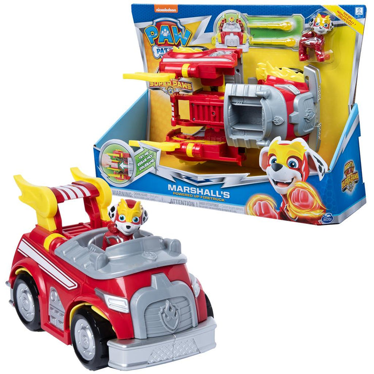 PAW PATROL MIGHTY PUPS VEHICLE CHANGING MARSHALL