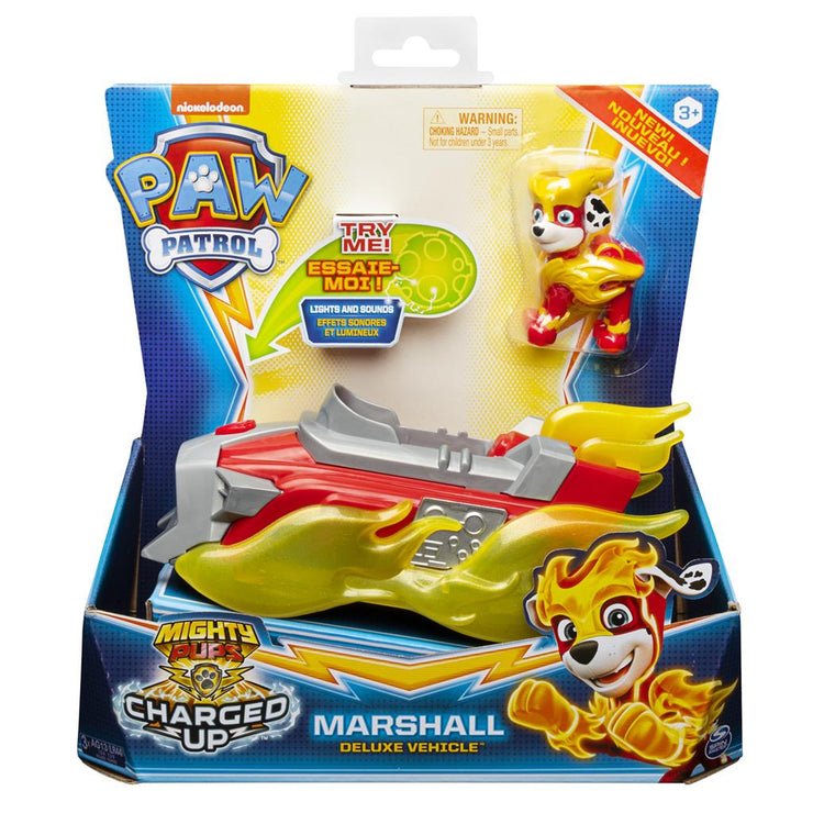 PAW PATROL MIGHTY PUPS THEMED VEHICLE MARSHALL