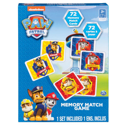 PAW PATROL MEMORY 72PC POP UP GAME