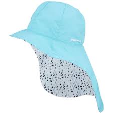 BABYHOED BORA UV40 LICHTBLAUW ACHTERKLEP