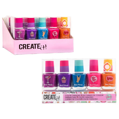 CREATE IT! NAGELLAK COLOR CHANGING 5PK