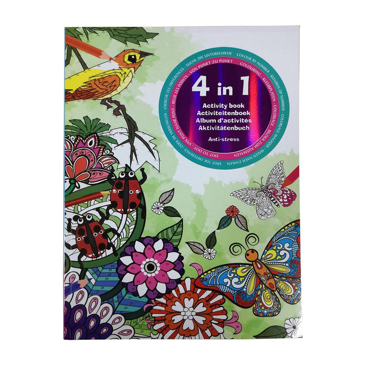 KLEURBOEK VOLWASSEN 4 IN1