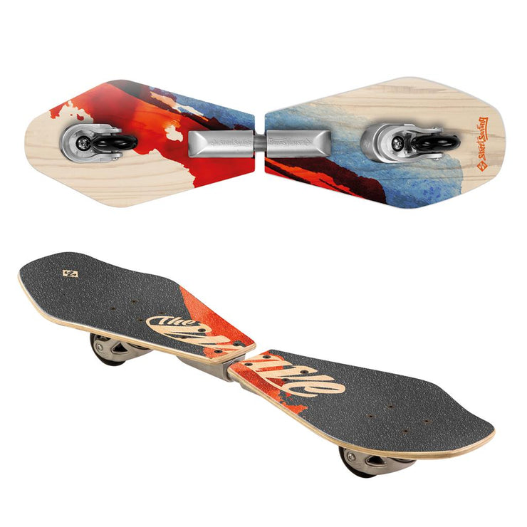 STREET SURFING FIZZ WAVE BOARD RIDER WOOD ABSRACT