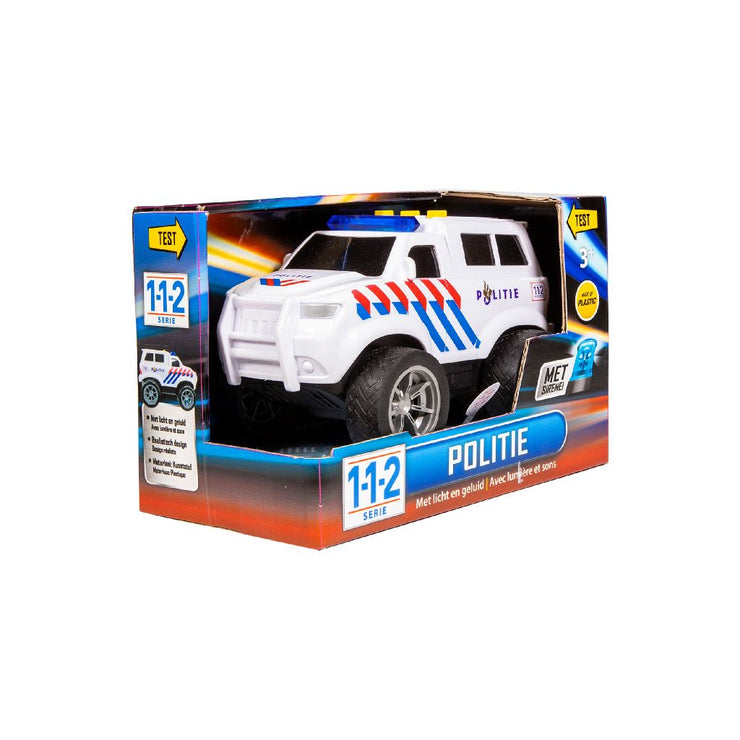 RESCUE RACER POLITIE 112 MET LICHT EN GELUID