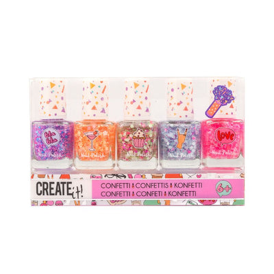 CREATE IT! NAGELLAK CONFETTI 5PK