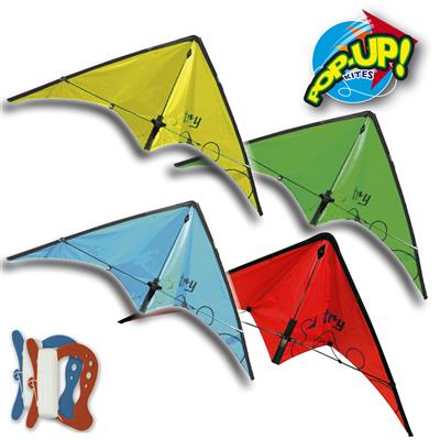 RHOMBUS POP-UP STUNT TRY KITE ASSORTED