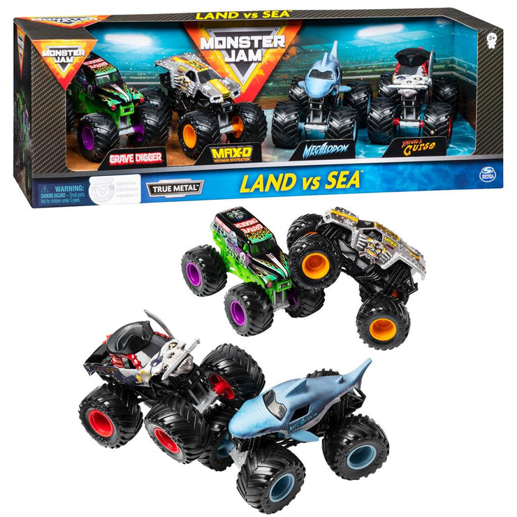 MONSTERJAM 4PCK VEHICLES
