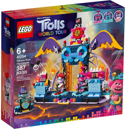 LEGO 41254 TROLLS VOLCANO ROCKY CITY CONCERT