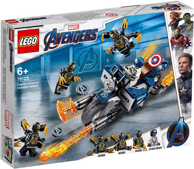 LEGO 76123 HEROES CAPTAIN AMERICA OUTRIDERS ATTACK