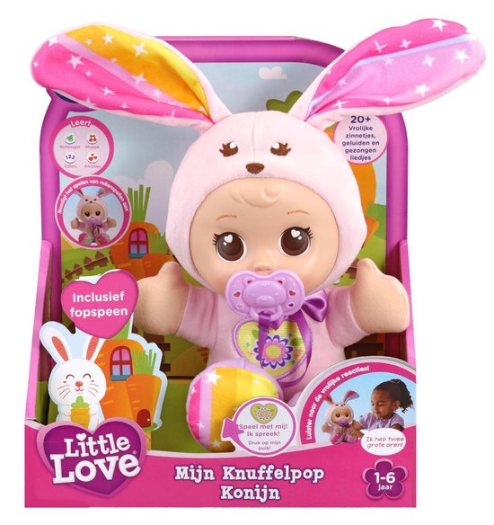 VTECH LITTLE LOVE MIJN KNUFFELPOP KONIJN