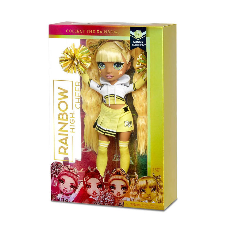 RAINBOW HIGH CHEER DOLL SUNNY MADISON YELLOW