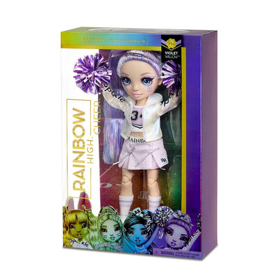 RAINBOW HIGH CHEER DOLL VIOLET WILLOW PURPPLE