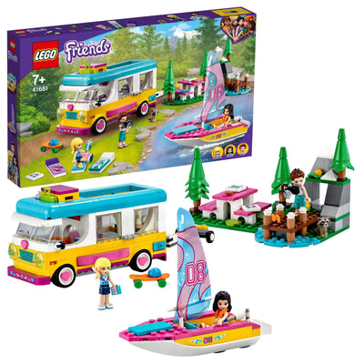 LEGO 41681 FRIENDS FOREST CAMPER VAN AND SAILBOAT