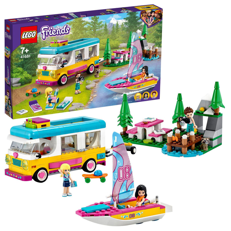 LEGO 41681 FRIENDS FOREST CAMPER VAN AND SAILBOAT