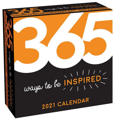 2021 CAL 365 WAYS TO BE INSPIRED Day-To-Day Calendar